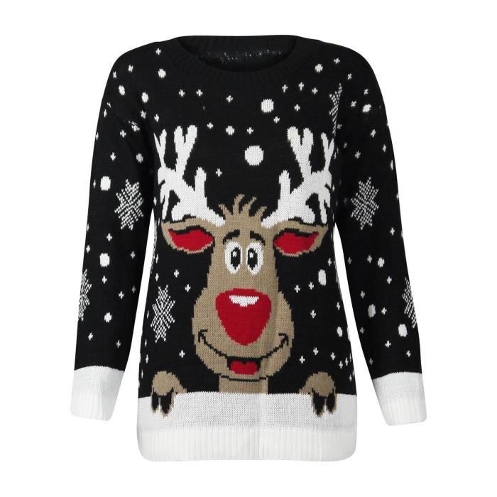 Pull noel - Achat / Vente Pull noel pas cher - Black ...