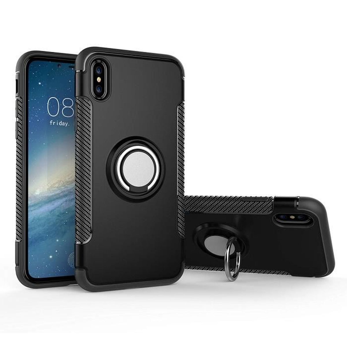 coque iphone xr silicone bague