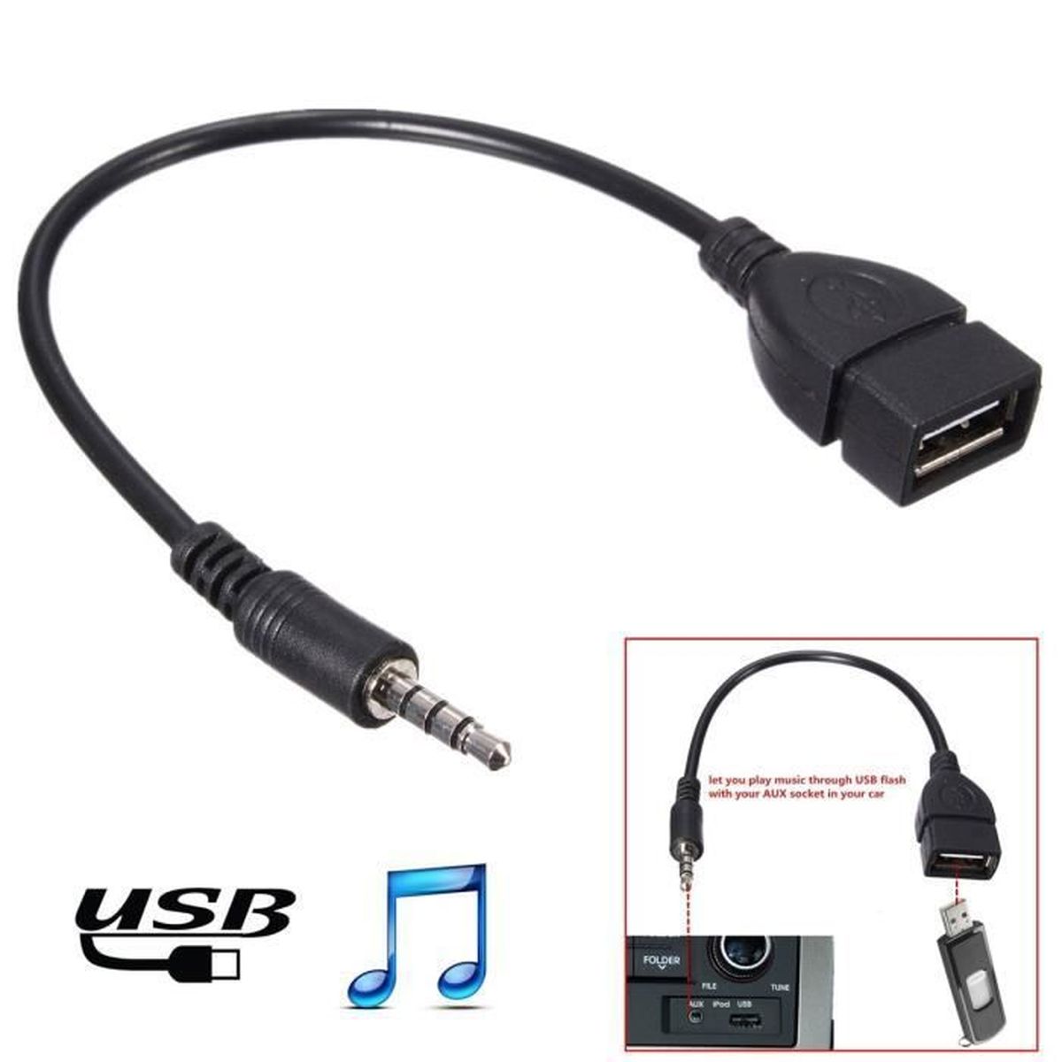 Adaptateur USB-C 2-en-1 : Casque + Charge – Convertisseur Audio Et Chargeur Pour Smartphone, Tablette, PC