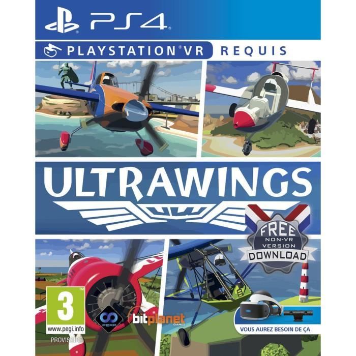 UltraWings VR Jeu PS4 (PSVR obligatoire)