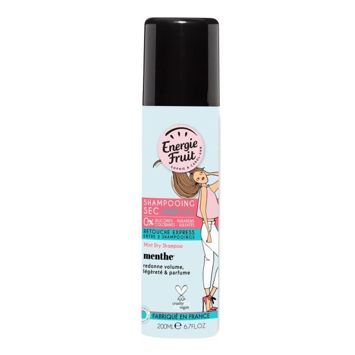 ENERGIE FRUIT Shampoing sec MENTHE - 200 ml