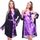 Ensemble nuisette peignoir kimono satin ultra sexy