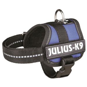 Harnais Power Julius-K9 - Baby 1 - XS : 30-40 cm-18 mm - Bleu - Pour chien