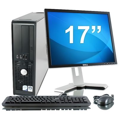 PC de bureau Dell Lot pc dell optiplex 780 sff core 2 duo e7500 2.93ghz 8go 1to w7 pro + ecran 17"