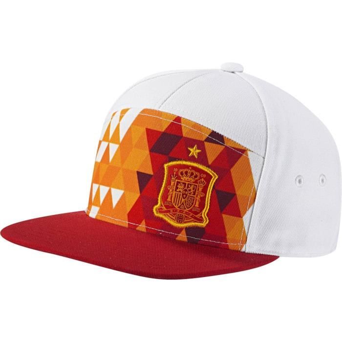 ADIDAS Casquette Espagne Fef Anarchy Cap - Blanc et rouge