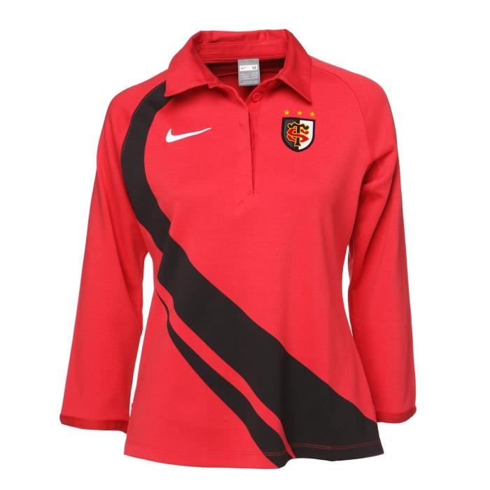 NIKE Polo Toulouse Supporters Jersey Femme - Rouge