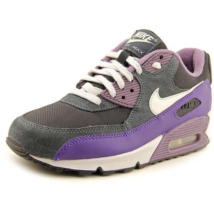 Nike Wmns Air Max 90 Daim Baskets Bordeaux - Achat / Vente basket ... BASKET Nike Wmns Air Max 90 Daim Baskets