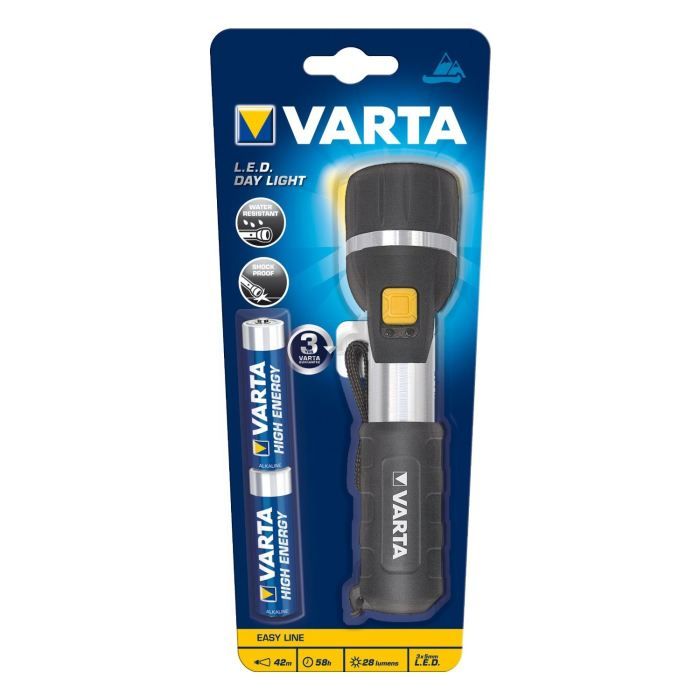 VARTA   16610101421   TORCHE DAY LIGHT   2 AA HIGH ENERGY INCLUSES