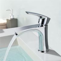 ROBINETTERIE SDB Homelody Robinet Salle de Bain Chromé en Laiton Mi ROBINETTERIE SDB Homelody Robinet Salle de Bain Chromé en Laiton Mi