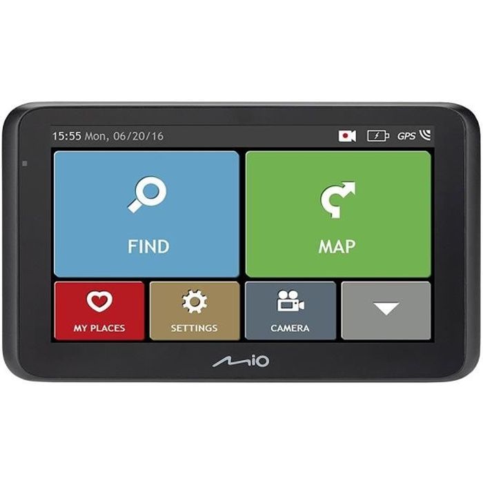 MOI MiVue drive 60 LM GPS voiture - Caméra embarquée full HD - Aide à la conduite - Mise à jour à vie - Enregistrement supérieur