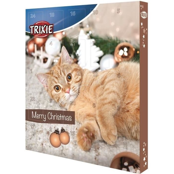 TRIXIE Calendrier de l'Avent - Marron - Pour chat
