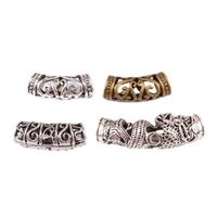 TATOO - BIJOU DE CORPS 8pcs Rétro Creux Dreadlocks Poignets En Métal De C TATOO - BIJOU DE CORPS 8pcs Rétro Creux Dreadlocks Poignets En Métal De C