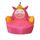Fauteuil pouf Licorne - 50x45x45 cm - Rose