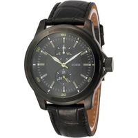MONTRE Montre Homme Guess W95121G3 Bracelet cuir noir MONTRE Montre Homme Guess W95121G3 Bracelet cuir noir
