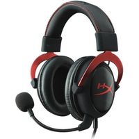CASQUE AVEC MICROPHONE HyperX Micro-Casque Gamer Cloud II Filaire Rouge S CASQUE AVEC MICROPHONE HyperX Micro-Casque Gamer Cloud II Filaire Rouge S