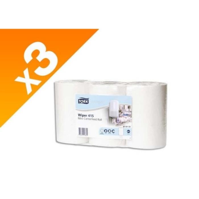 TORK - Lot de 3 mini bobines à dévidage central
