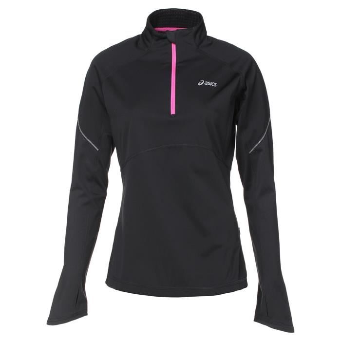 ASICS Maillot de Running Windblock - Femme - Noir