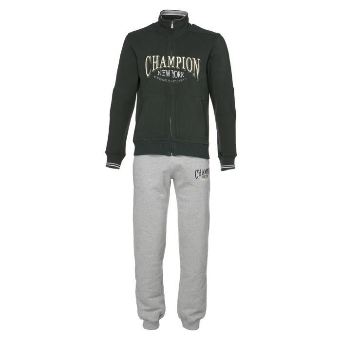 CHAMPION Ensemble de survêtement Homme - Gris et noir