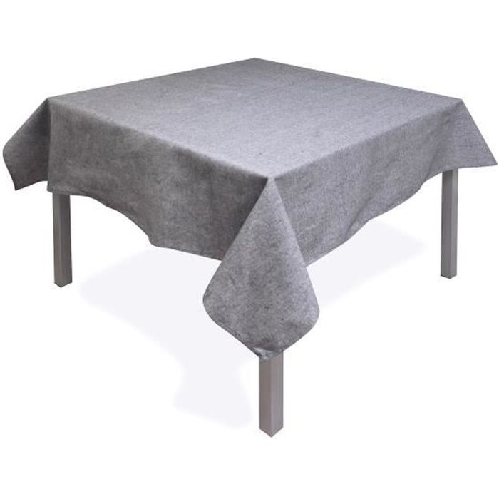 SOLEIL D'OCRE Nappe carré Jean's - 180 x 180 cm - Marine
