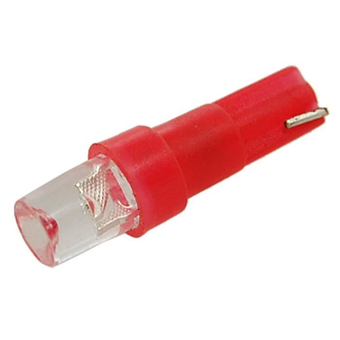 10/ pcs//lot Int/érieur de voiture ampoules Tableau de bord lumi/ère Instrument lampe T5/ LED Rouge clair