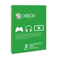 CARTE MULTIMEDIA XBox Live 3 mois CARTE MULTIMEDIA XBox Live 3 mois