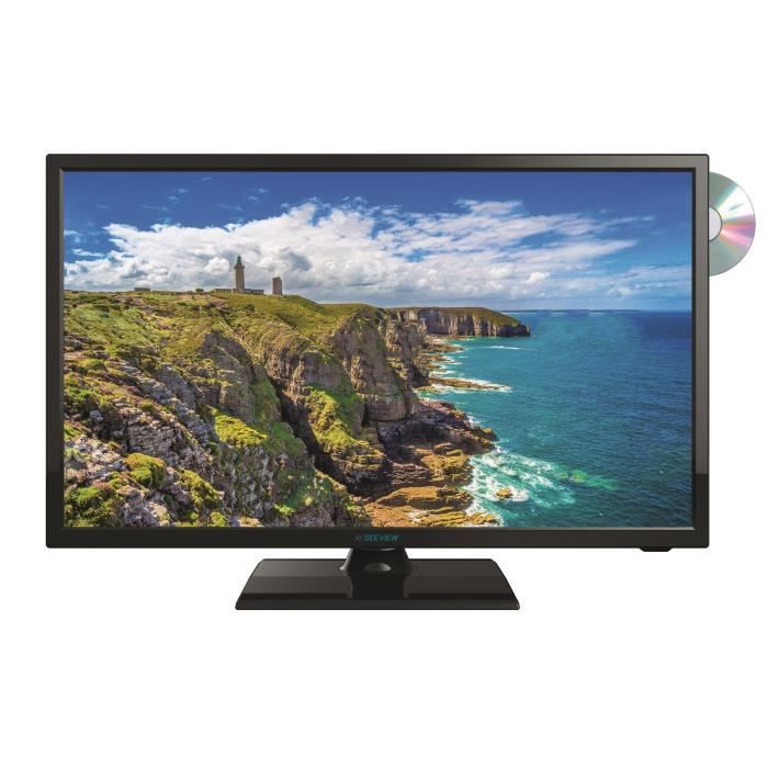 SEEVIEW Télévision LED HD + DVD DVB-T2 S2 - 18.5\