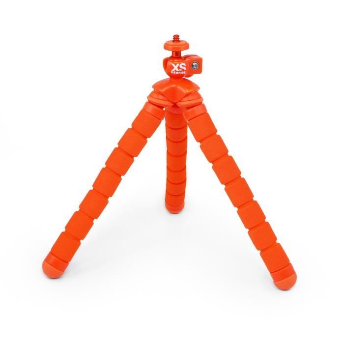 XSORIES Mini Trépied Flexible pour Caméra d'Action Bendy - Orange