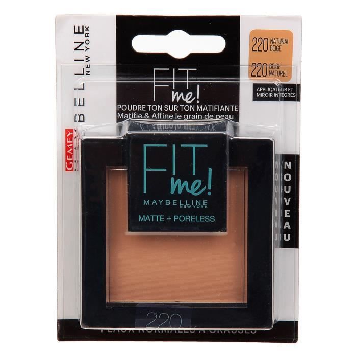 GEMEY MAYBELLINE Fit Me - Poudre mat antipores - 220 Beige BL
