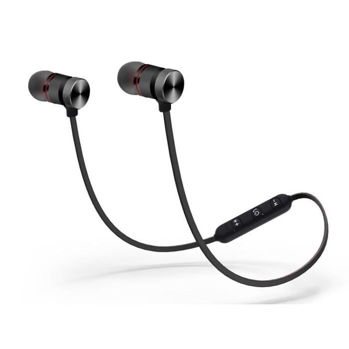 Bth 838 écouteur Bluetooth Magnétique Casque Intra Auriculaire Avec