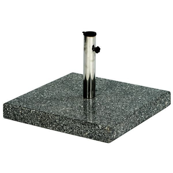 PIED DE PARASOL CARRE EN GRANIT 60KG   Pied de 60 KG Super solide