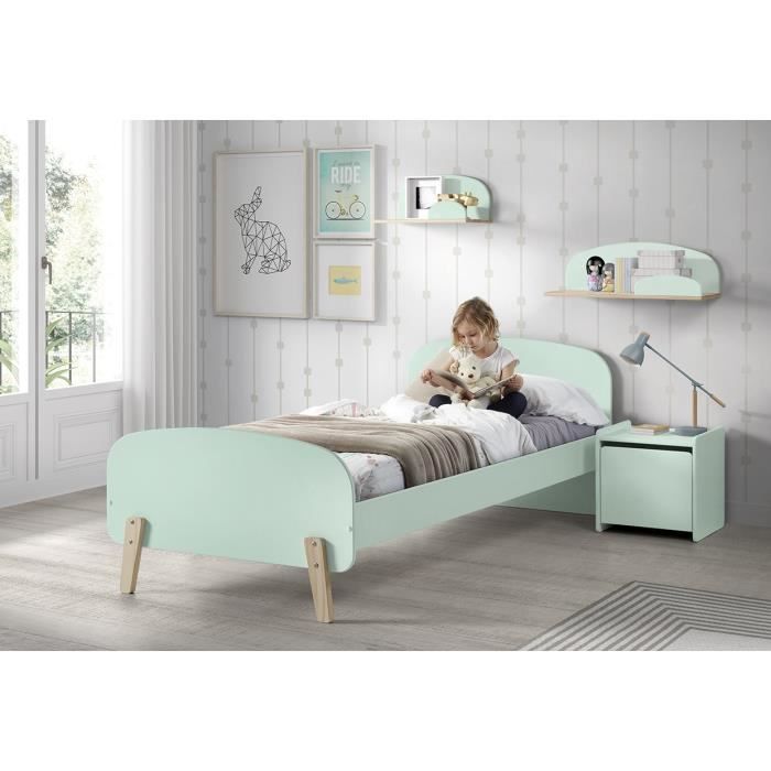 KIDDY Chambre enfant complète style scandinave en bois pin massif et ... KIDDY Chambre enfant complète style scandinave en bois pin massif et ...