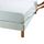 Protège-matelas têtes et pieds remevables molleton