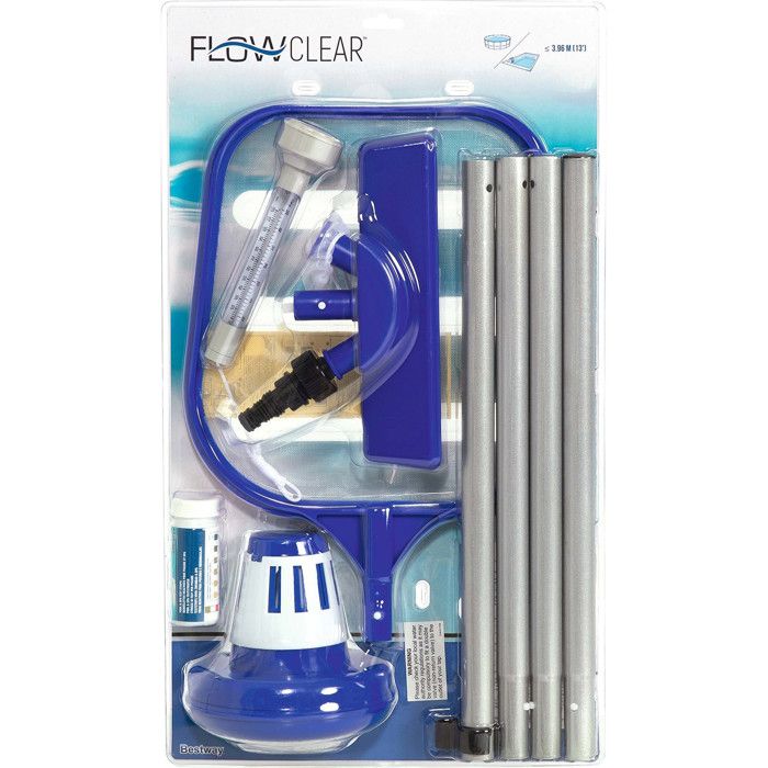 BESTWAY Kit de nettoyage 6 pièces pour piscine