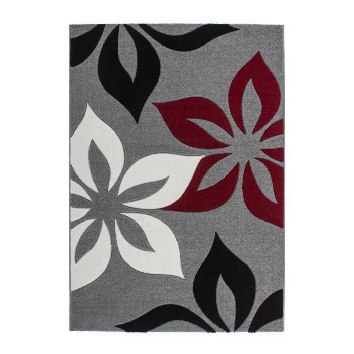  Tapis  de salon moderne  fleur dessin  handcarving un effet 