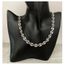 Chaine Collier HOMME GRAIN de Café large 6 mm 55 cm ARGENT NEUF