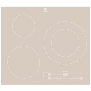 ELECTROLUX EHM6532IOS - Table de cuisson induction - 3 foyers - max foyer double zone 5200W - L59 x P52 cm - Coloris gris argent