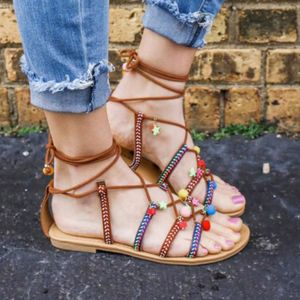 Femmes Sandales Cuir Flats Spartiates Ch Bohême En j3qAR5Sc4L