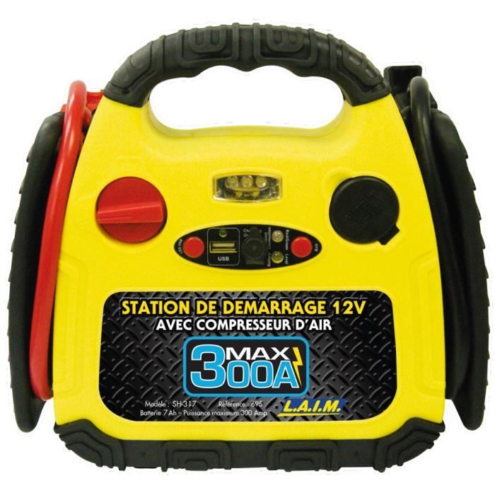 Station de démarrage 300A et Compresseur 12V