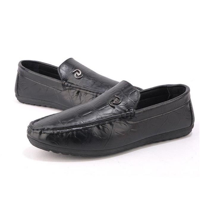 Look Un Bateau d801 Toute Légèreté Homme vedeibau Noir Élégant En 40 Chaussures D'affaires Amorti Respirante X82132 zqaFq8