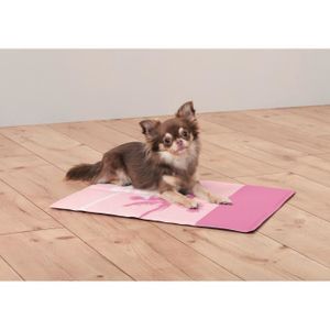 TRIXIE Matelas rafraîchissant Tropic - 40x30 cm - Rose - Pour chien