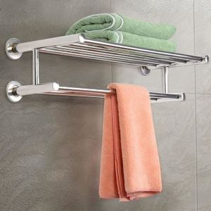 57 cm Noir Flybath Barre Porte-serviette Unique Laiton Salle de Bain Support de Serviette Mural 22,44 pouces