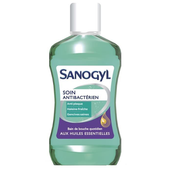 SANOGYL bains de bouche antibacterien 500 ml