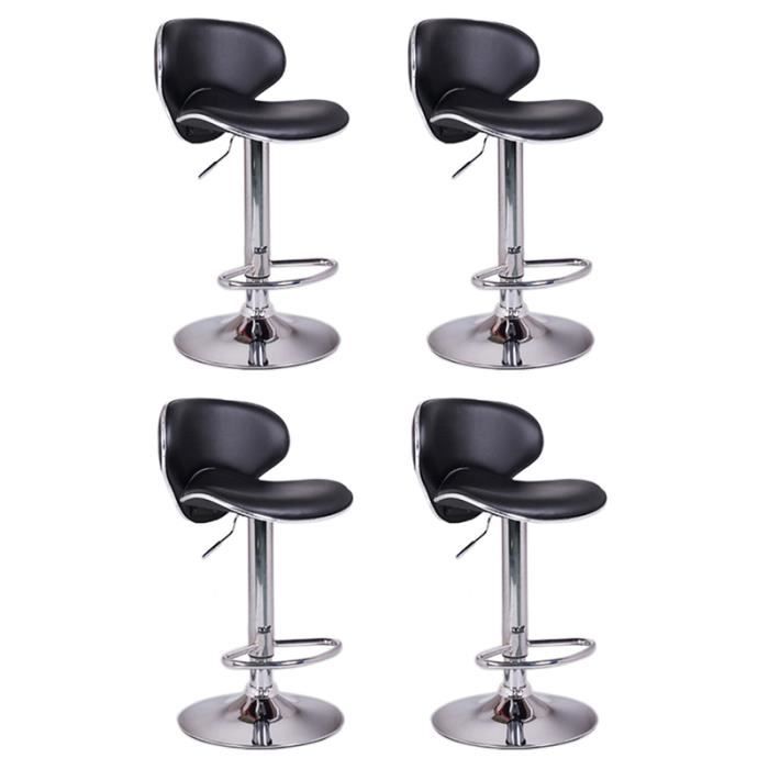 Haut 2 Bar Noir Kit De Tabouret Chaise dxBroeC