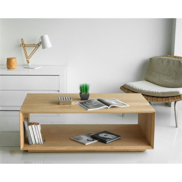 Swithome Achat Table Epure Chêne Basse Massif Vente 54RjAL