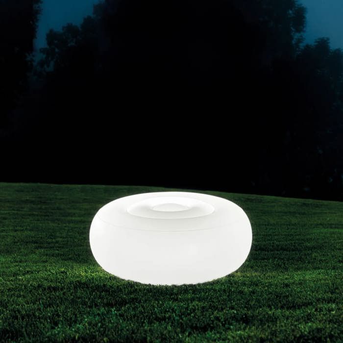 INTEX Pouf lumineux - Blanc