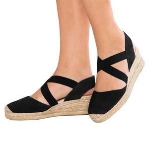 Achat Espadrille Sandales Vente Pas Femme Cher 3RAL5j4