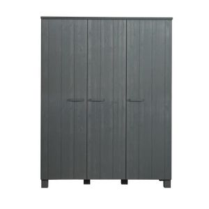 58 X 151 X 196 Cm Bois Gami Armoire 3 Portes Staiindojkt Ac Id