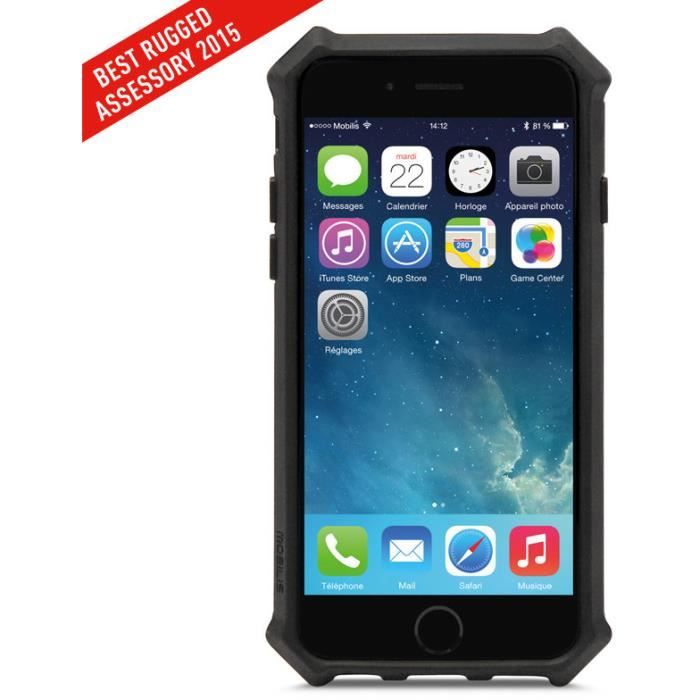 Mobilis Coque silicone pour Iphone 6 / 6s - Noir