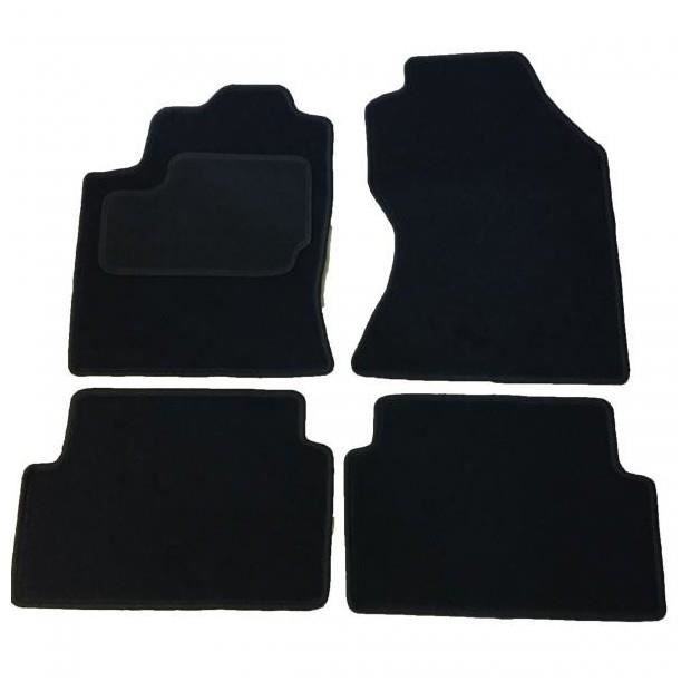 4 TAPIS SOL BMW SERIE 3 E46 CABRIOLET 330CD M3 MOQUETTE NOIR SUR MESURE