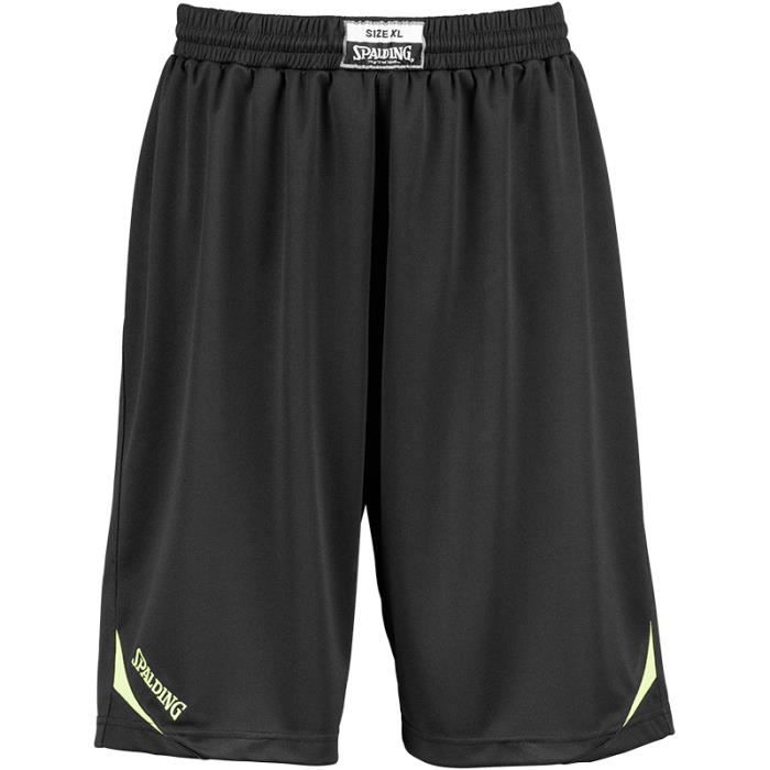 Spalding Short Noir Basket Ball Attack Homme Et Jaune De rdtsChQ